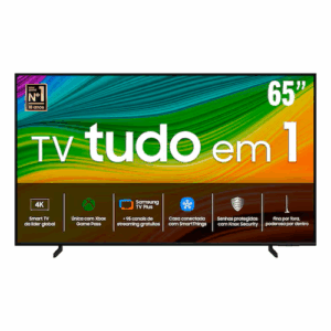 Samsung Smart TV 65″ QLED 4K 65Q60D – Tecnologia de Pontos Quânticos, Design AirSlim, Gaming Hub