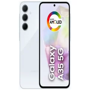 Smartphone Samsung Galaxy A35 5G (128GB/ 6GB/ Cam Tripla até 50MP/ Selfie 13MP/ Tela SuperAMOLED 6.6 120Hz) Azul Claro