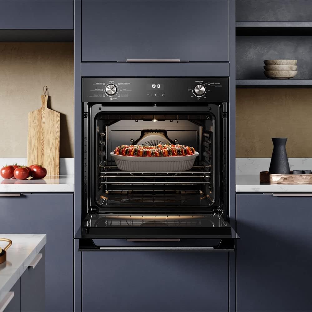 FORNO DE EMBUTIR ELÉTRICO ELECTROLUX 80L EFFICIENT COM PERFECTCOOK360 (OE8EH) 1