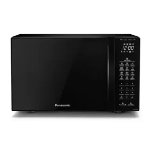Microondas Panasonic Dupla Refeição 34l Black Glass Nn-st66nbru 220V