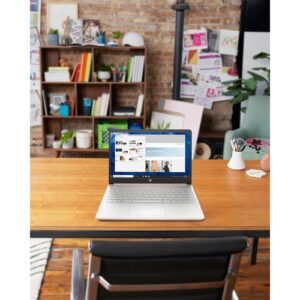 HP 14 Laptop, Intel Celeron N4020, 4 GB RAM, 64 GB de armazenamento, 14 polegadas Micro-Edge HD, Windows 10 Home, Thin & Portable, 4K Graphics, One Year of Microsoft 365 (14-dq0030nr, 2021, ouro rosa pálido)